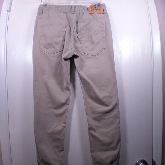 Kids Levi's Khaki Jogger Pants Sz: 10-12 - Picture 4 of 15